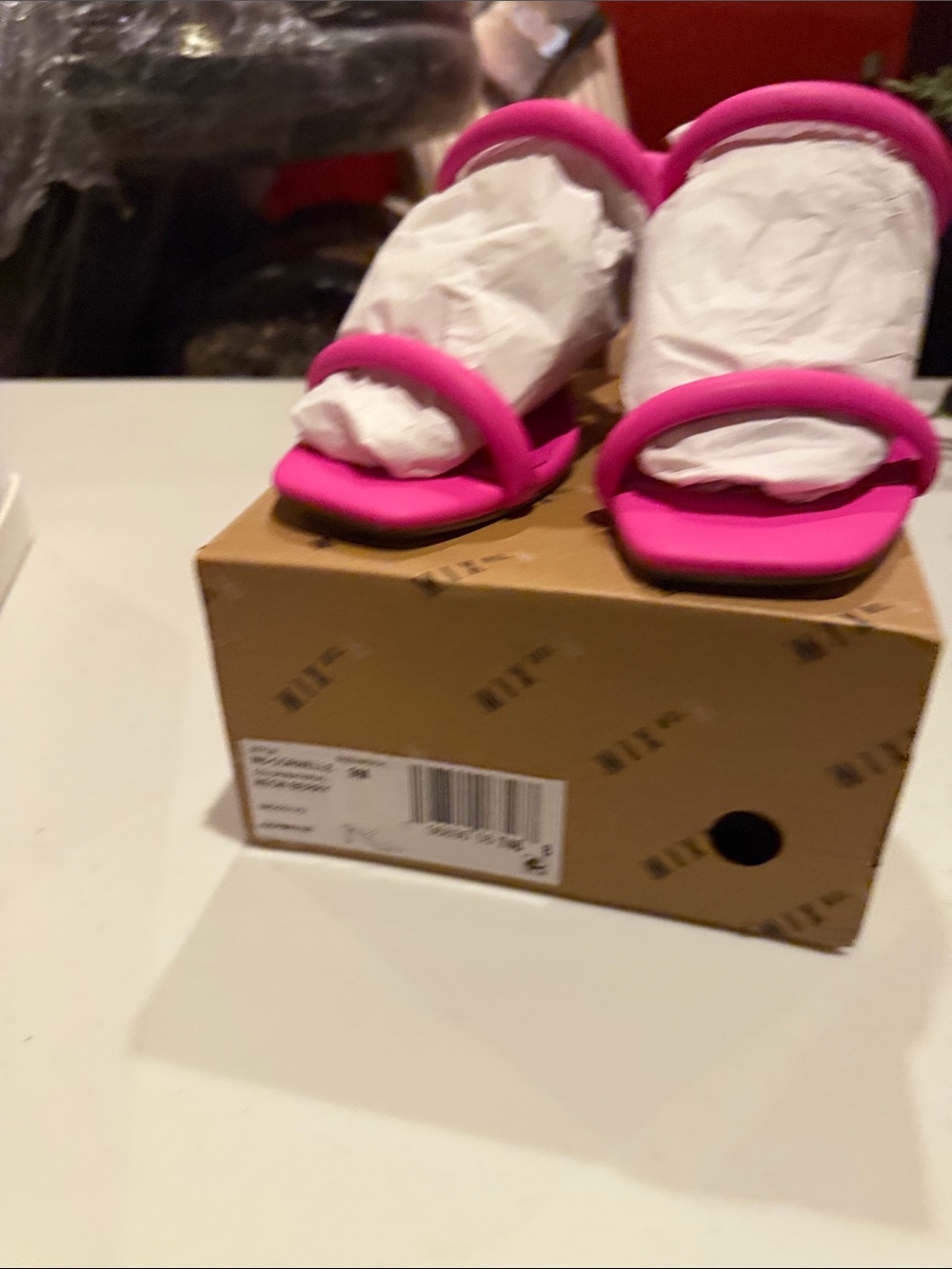 Mix No. 6 Hot Pink Double-Strap Sandals
